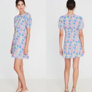 NWOT Faithfull the Brand Sidonie Mini Dress in Jemima Floral XS
